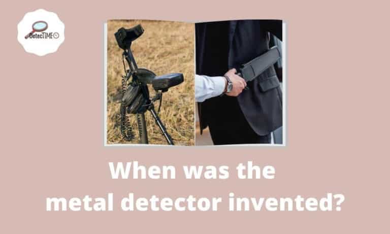 When was the metal detector invented